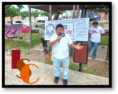 En Campeche, maestros protestan en la Plaza de la República; exigen pensiones dignas. 